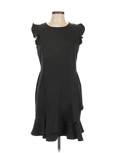 Pre-owned Ann Taylor Loft Cocktail Dress In Black