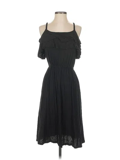 Pre-owned Ann Taylor Loft Cocktail Dress In Black
