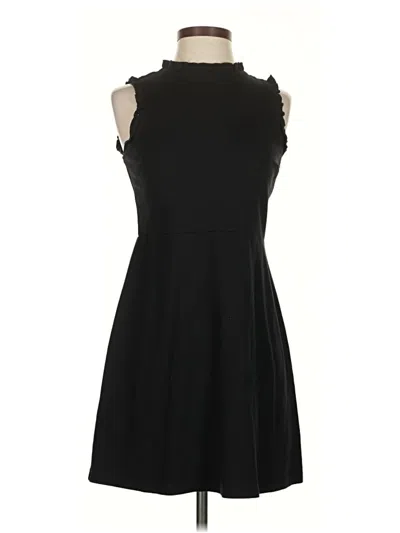 Pre-owned Ann Taylor Loft Cocktail Dress In Black