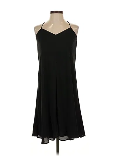 Pre-owned Ann Taylor Loft Cocktail Dress In Black