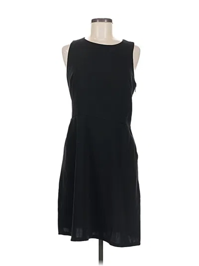 Pre-owned Ann Taylor Loft Cocktail Dress In Black