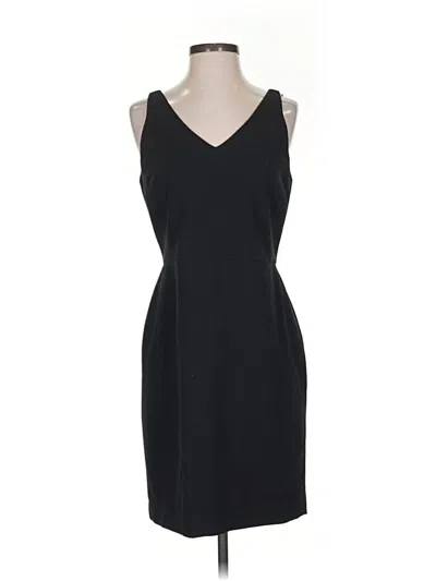 Pre-owned Ann Taylor Loft Cocktail Dress In Black