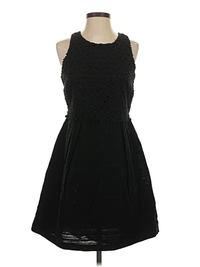 Pre-owned Ann Taylor Loft Cocktail Dress In Black