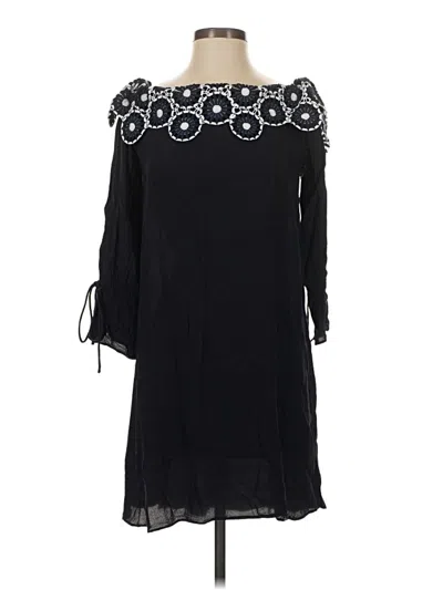 Pre-owned Ann Taylor Loft Cocktail Dress In Black