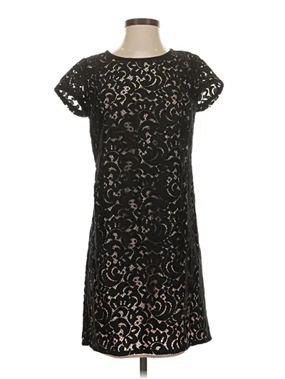 Pre-owned Ann Taylor Loft Cocktail Dress In Black