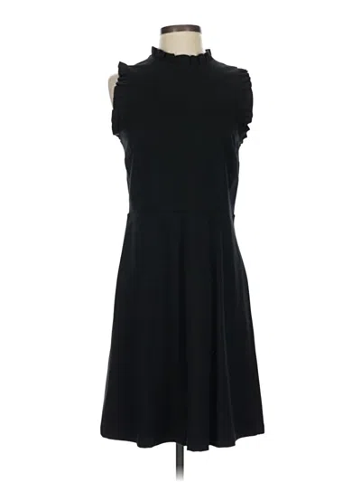Pre-owned Ann Taylor Loft Cocktail Dress In Black