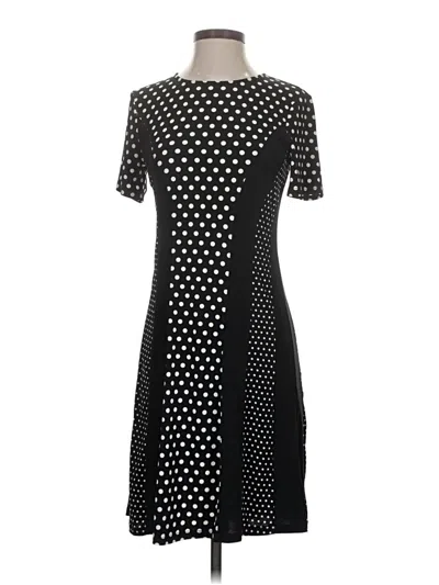 Pre-owned Ann Taylor Loft Cocktail Dress In Black