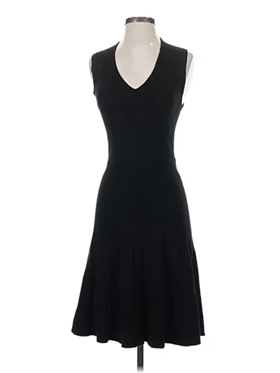 Pre-owned Ann Taylor Loft Cocktail Dress In Black