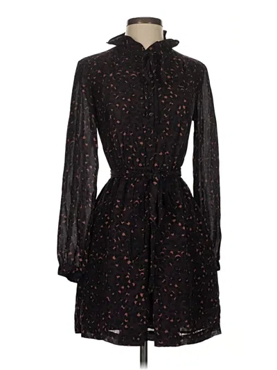 Pre-owned Ann Taylor Loft Cocktail Dress In Black