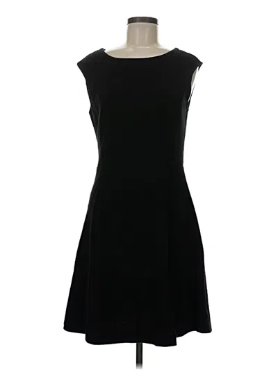 Pre-owned Ann Taylor Loft Cocktail Dress In Black