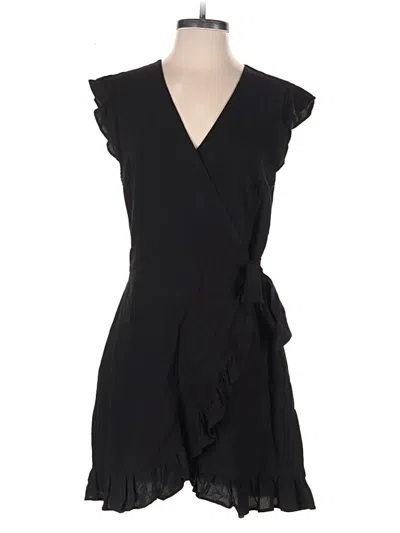 Pre-owned Ann Taylor Loft Cocktail Dress In Black