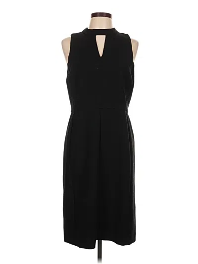 Pre-owned Ann Taylor Loft Cocktail Dress In Black