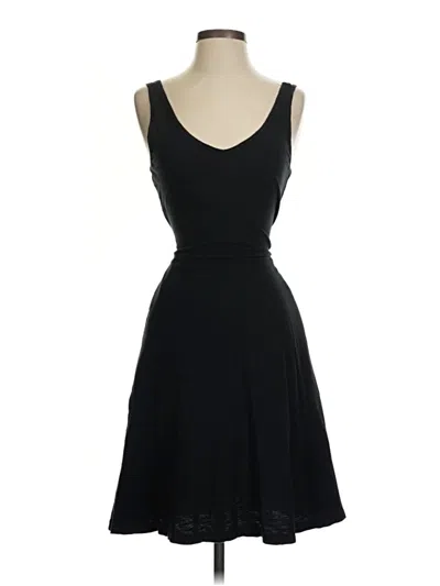 Pre-owned Ann Taylor Loft Cocktail Dress In Black