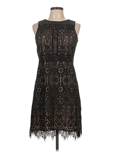 Pre-owned Ann Taylor Loft Cocktail Dress In Black