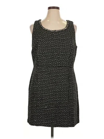 Pre-owned Ann Taylor Loft Cocktail Dress In Black