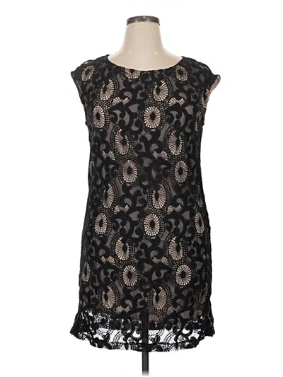 Pre-owned Ann Taylor Loft Cocktail Dress In Black