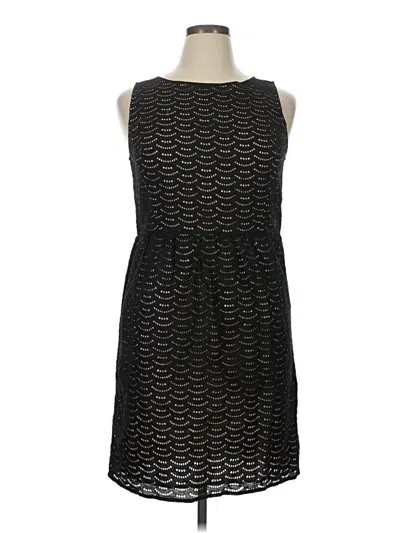 Pre-owned Ann Taylor Loft Cocktail Dress In Black