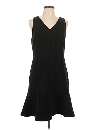 Pre-owned Ann Taylor Loft Cocktail Dress In Black