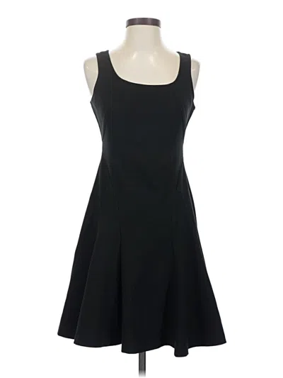 Pre-owned Ann Taylor Loft Cocktail Dress In Black