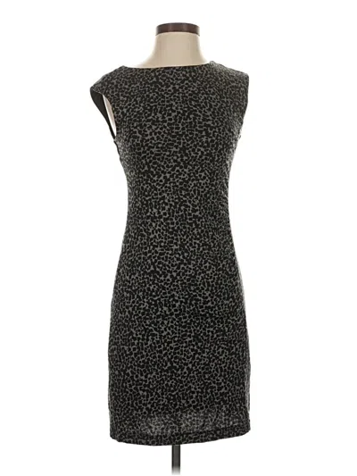 Pre-owned Ann Taylor Loft Cocktail Dress In Black