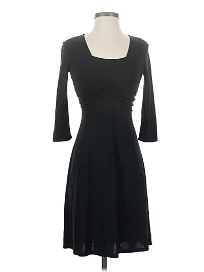 Pre-owned Ann Taylor Loft Cocktail Dress In Black