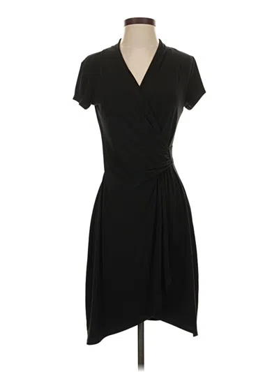 Pre-owned Ann Taylor Loft Cocktail Dress In Black