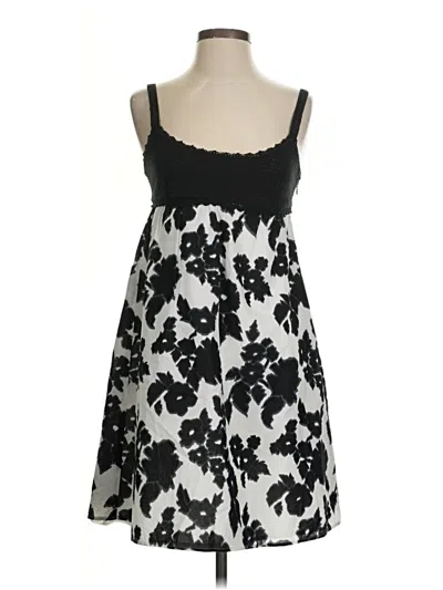 Pre-owned Ann Taylor Loft Cocktail Dress In Black