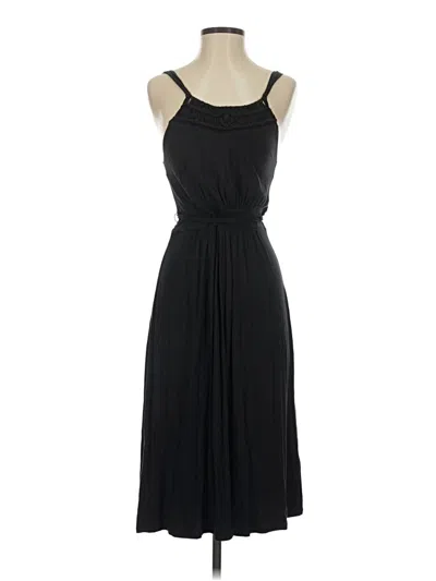 Pre-owned Ann Taylor Loft Cocktail Dress In Black