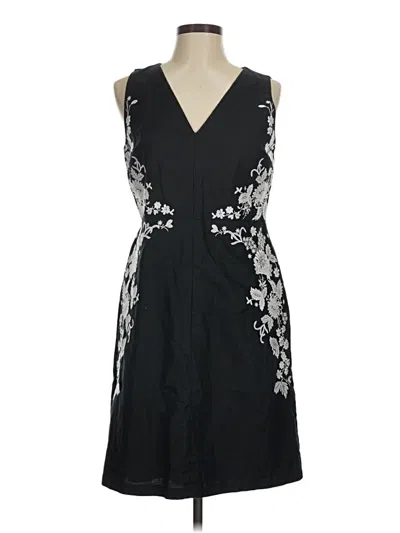 Pre-owned Ann Taylor Loft Cocktail Dress In Black