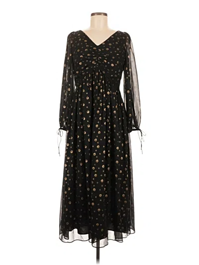 Pre-owned Ann Taylor Loft Cocktail Dress In Black