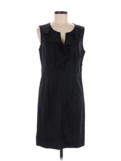 Pre-owned Ann Taylor Loft Cocktail Dress In Black