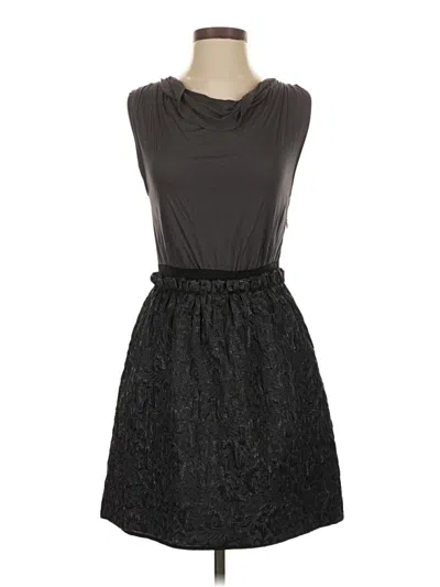 Pre-owned Ann Taylor Loft Cocktail Dress In Black