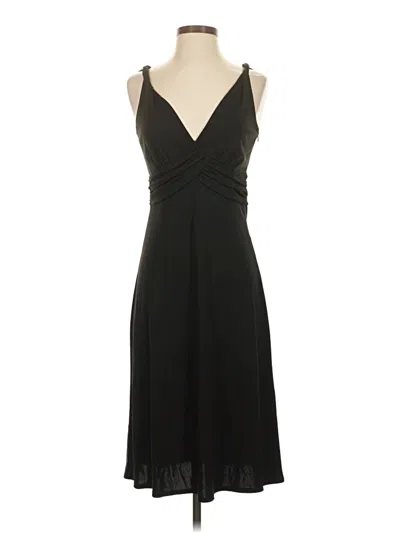 Pre-owned Ann Taylor Loft Cocktail Dress In Black