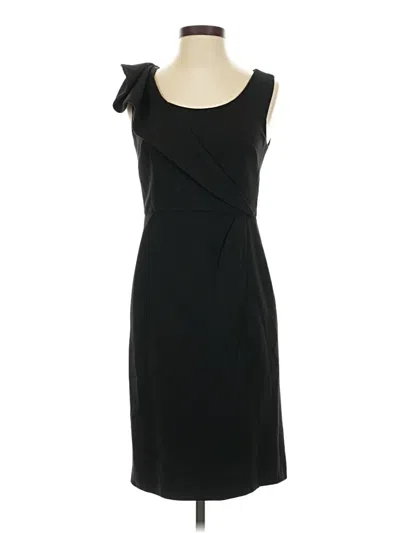 Pre-owned Ann Taylor Loft Cocktail Dress In Black