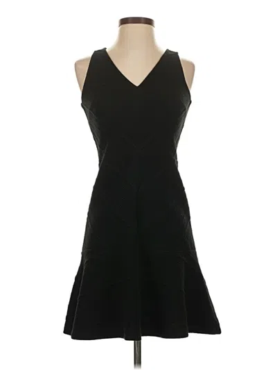 Pre-owned Ann Taylor Loft Cocktail Dress In Black