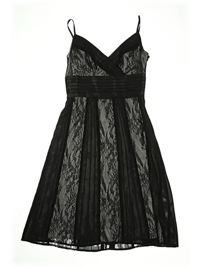 Pre-owned Ann Taylor Loft Cocktail Dress In Black