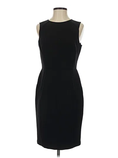 Pre-owned Ann Taylor Loft Cocktail Dress In Black