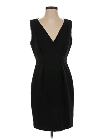 Pre-owned Ann Taylor Loft Cocktail Dress In Black