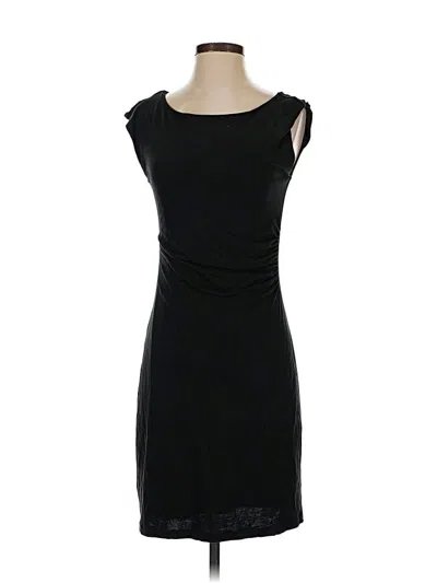 Pre-owned Ann Taylor Loft Cocktail Dress In Black