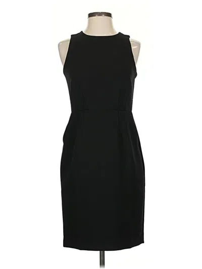 Pre-owned Ann Taylor Loft Cocktail Dress In Black
