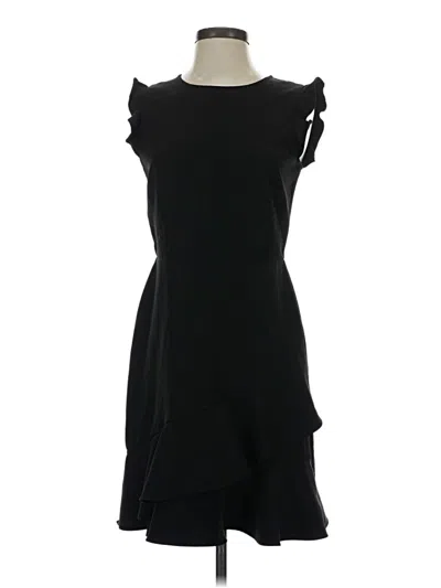 Pre-owned Ann Taylor Loft Cocktail Dress In Black