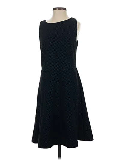Pre-owned Ann Taylor Loft Cocktail Dress In Black