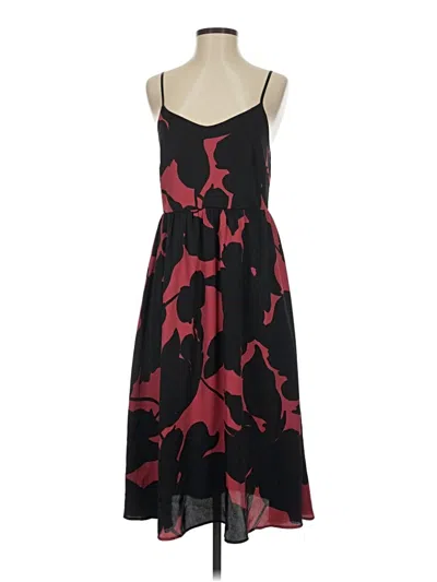 Pre-owned Ann Taylor Loft Cocktail Dress In Black