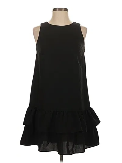 Pre-owned Ann Taylor Loft Cocktail Dress In Black