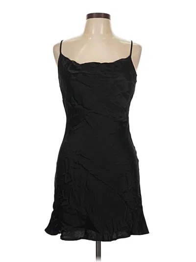 Pre-owned Ann Taylor Loft Cocktail Dress In Black