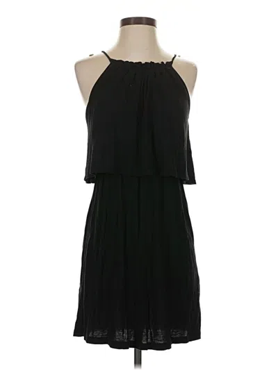 Pre-owned Ann Taylor Loft Cocktail Dress In Black