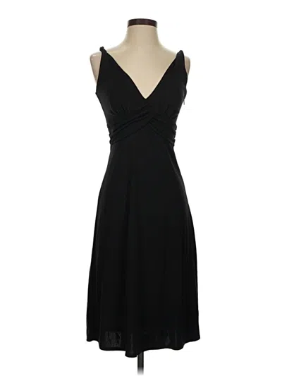 Pre-owned Ann Taylor Loft Cocktail Dress In Black