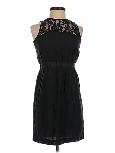 Pre-owned Ann Taylor Loft Cocktail Dress In Black