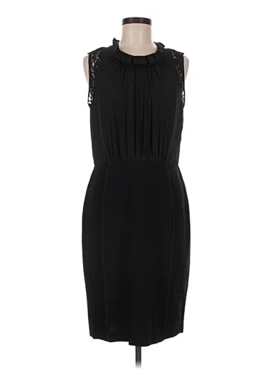 Pre-owned Ann Taylor Loft Cocktail Dress In Black