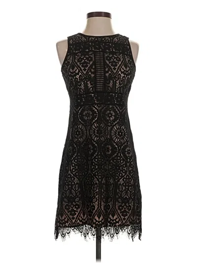 Pre-owned Ann Taylor Loft Cocktail Dress In Black